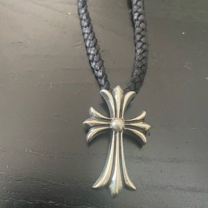 Leather Braided Cross